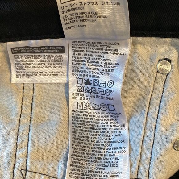 NWOT Levis Mens 541 Athletic Taper Levis Flex Black Jeans - Picture 7 of 10